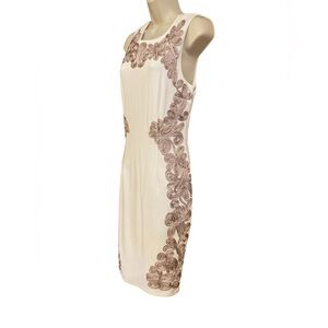 Venus Embroidered Sleeveless MIDI Dress